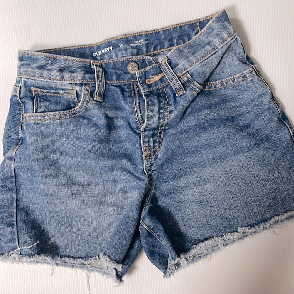 Old Navy Girls High-Rise Shorts Adjustable Waist size 12